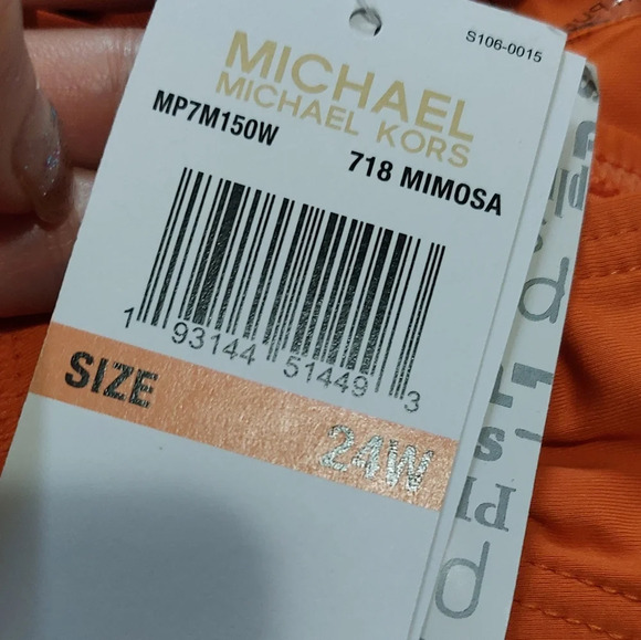 Michael kors mimosa  swimming suit bnwt size plus 24W - Picture 5 of 8